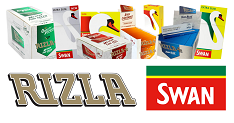 New Rizla & Swan Smoking Products - Click Here